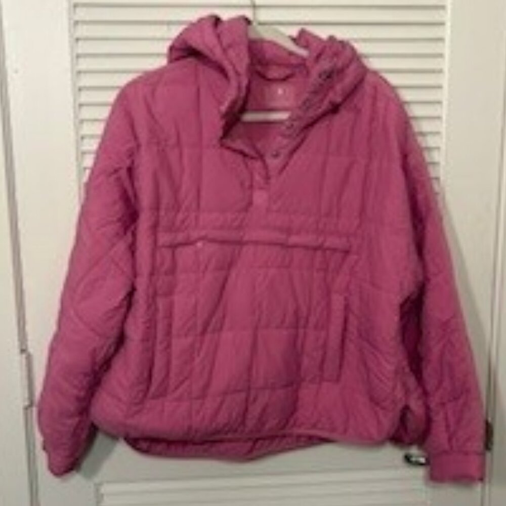 Free People Pippa Packable Pullover Puffer- Color Viola